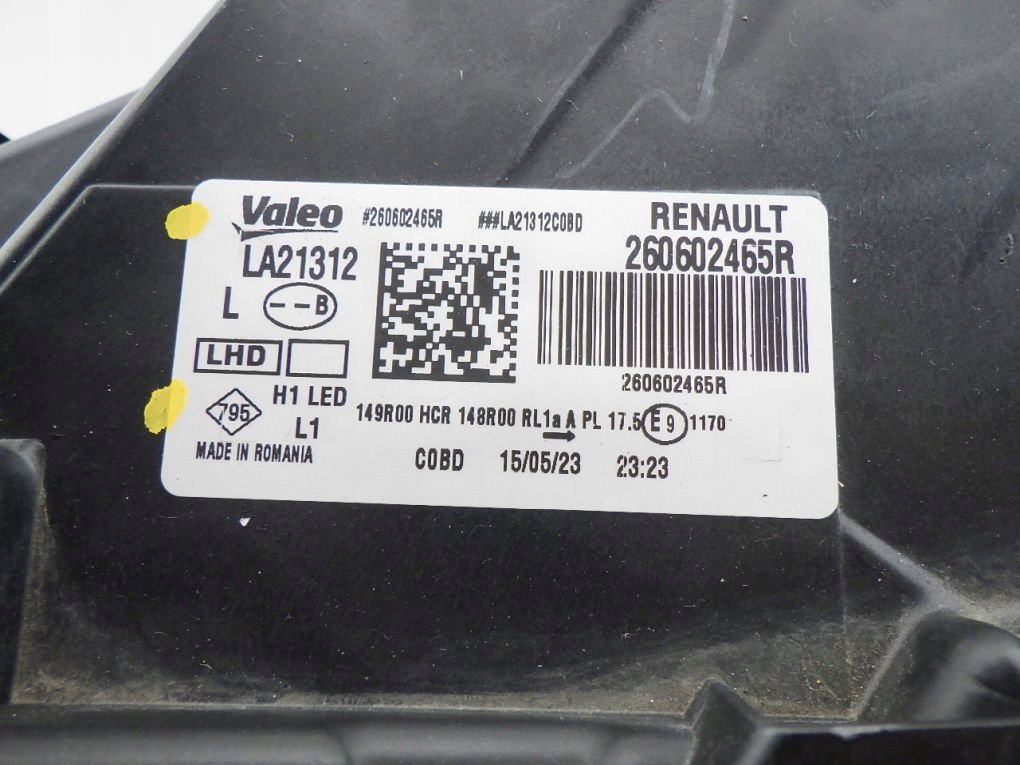 DACIA DUSTER II LIFT FULL LED 2021- light front left