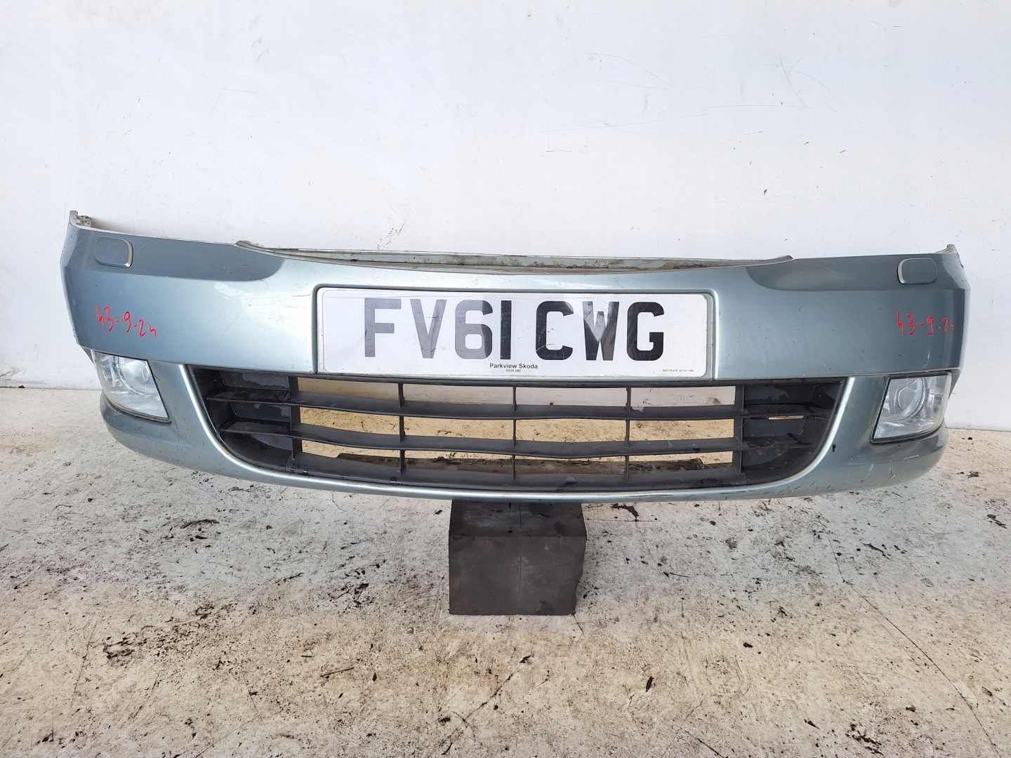 SKODA OCTAVIA II LIFT 08-13 bumper + XENON