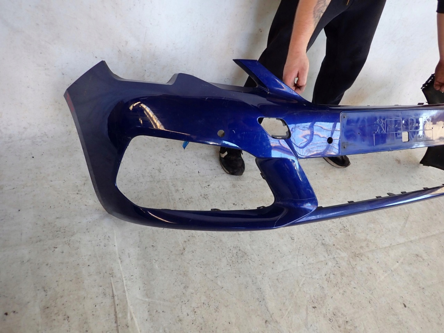 PEUGEOT 308 II 2 LIFT GT-LINE 17- bumper front front 4PDC