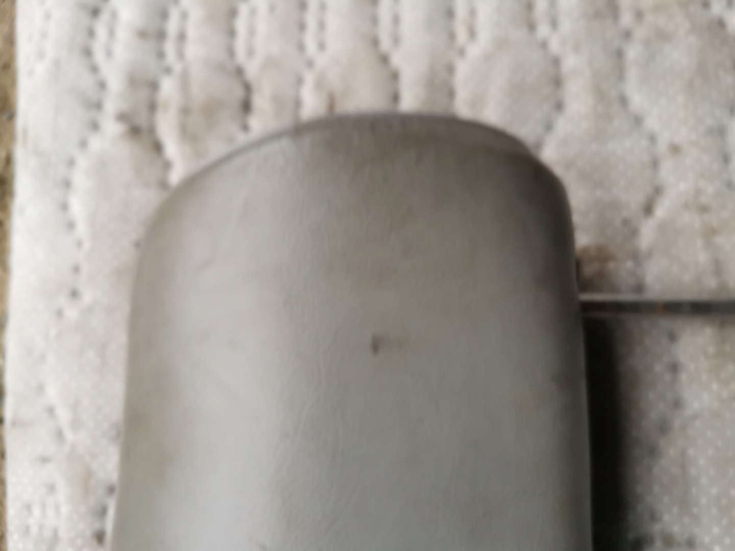 rest seat grey leather MERCEDES w124 kanapy