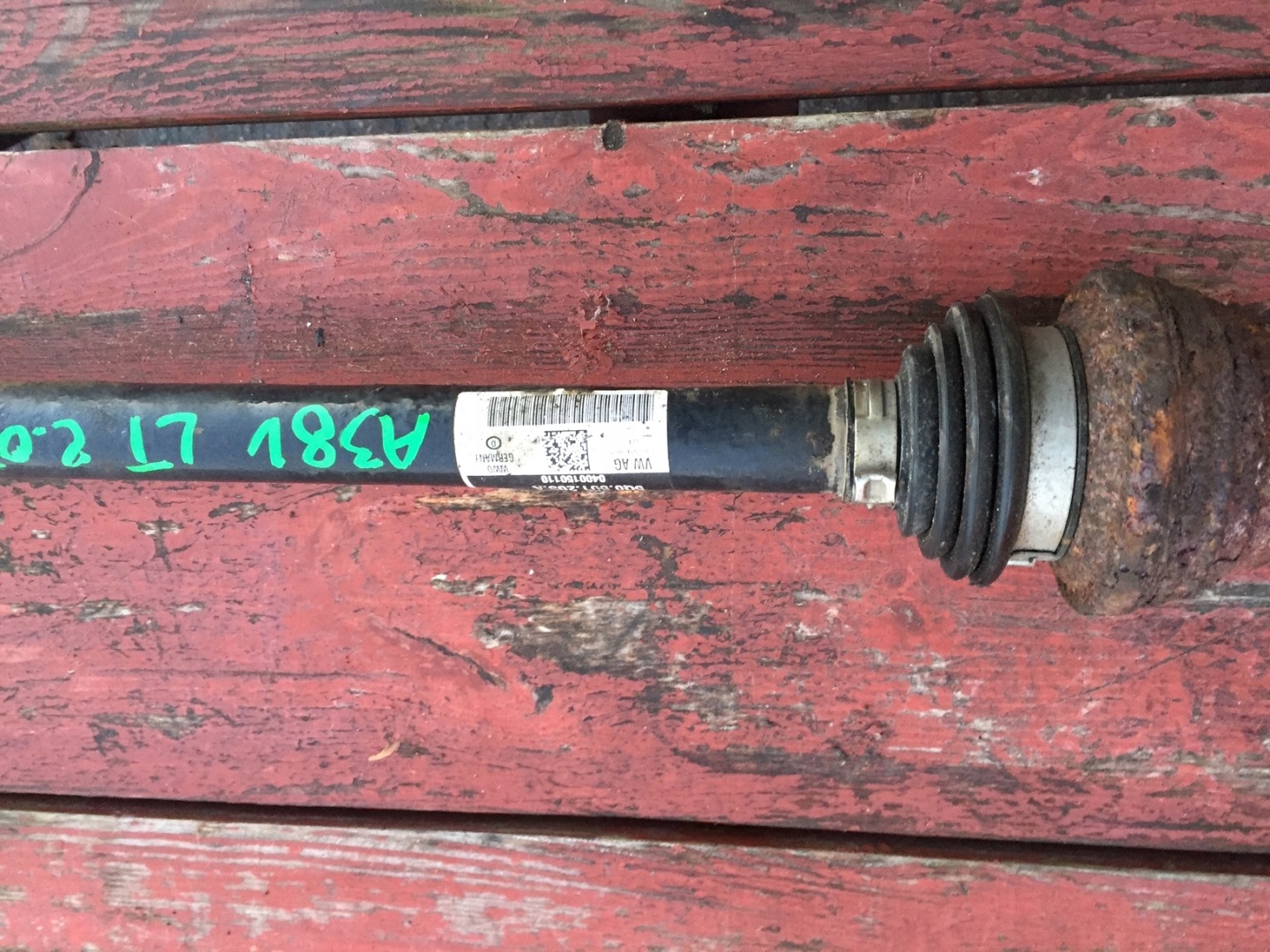 AUDI A3 8V semi-axis left rear part left rear 5Q0501203A
