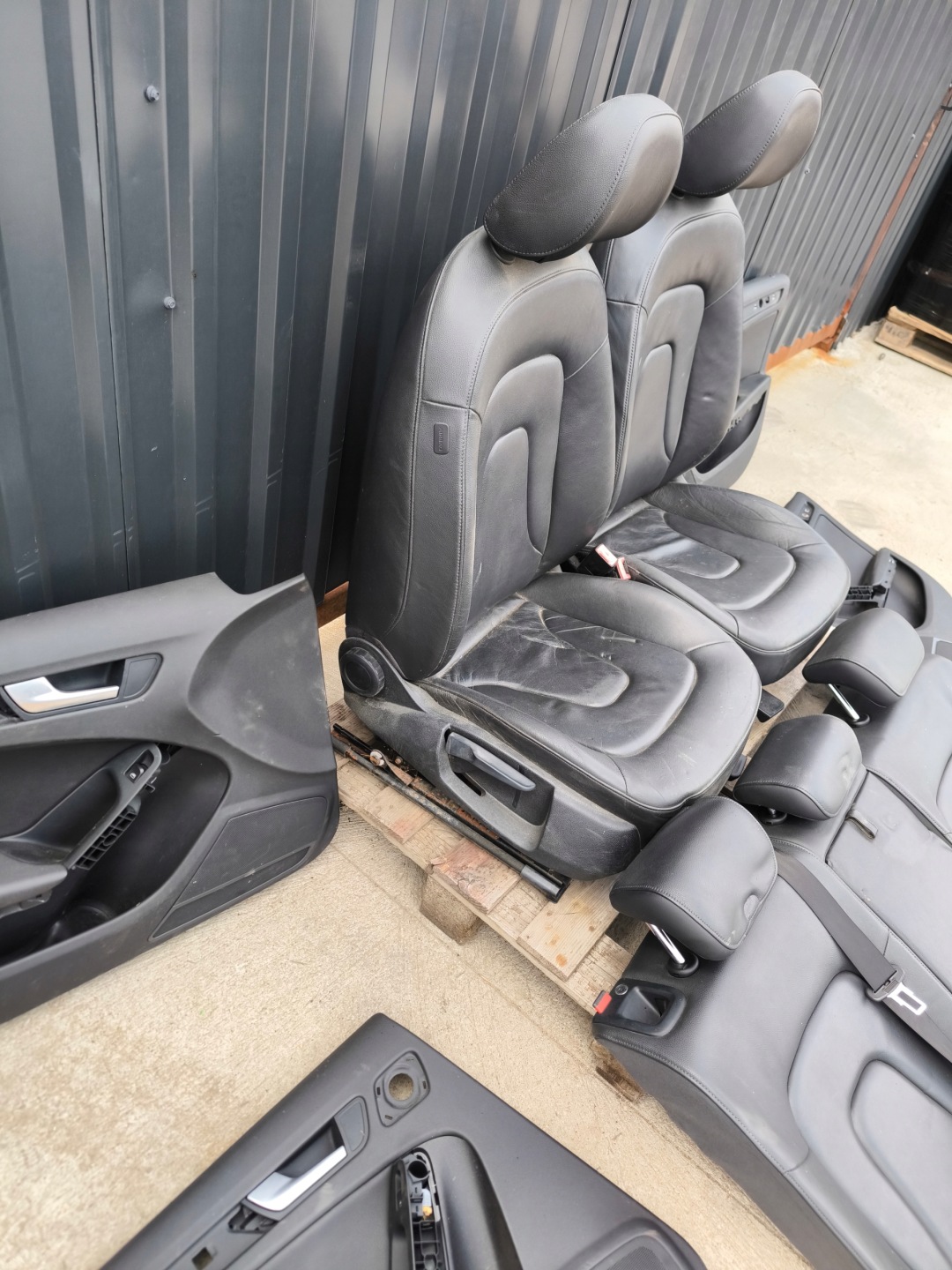Sitz Sitze AUDI A4 B8 KOMPLET Leder ohne Hitzung !!! *2