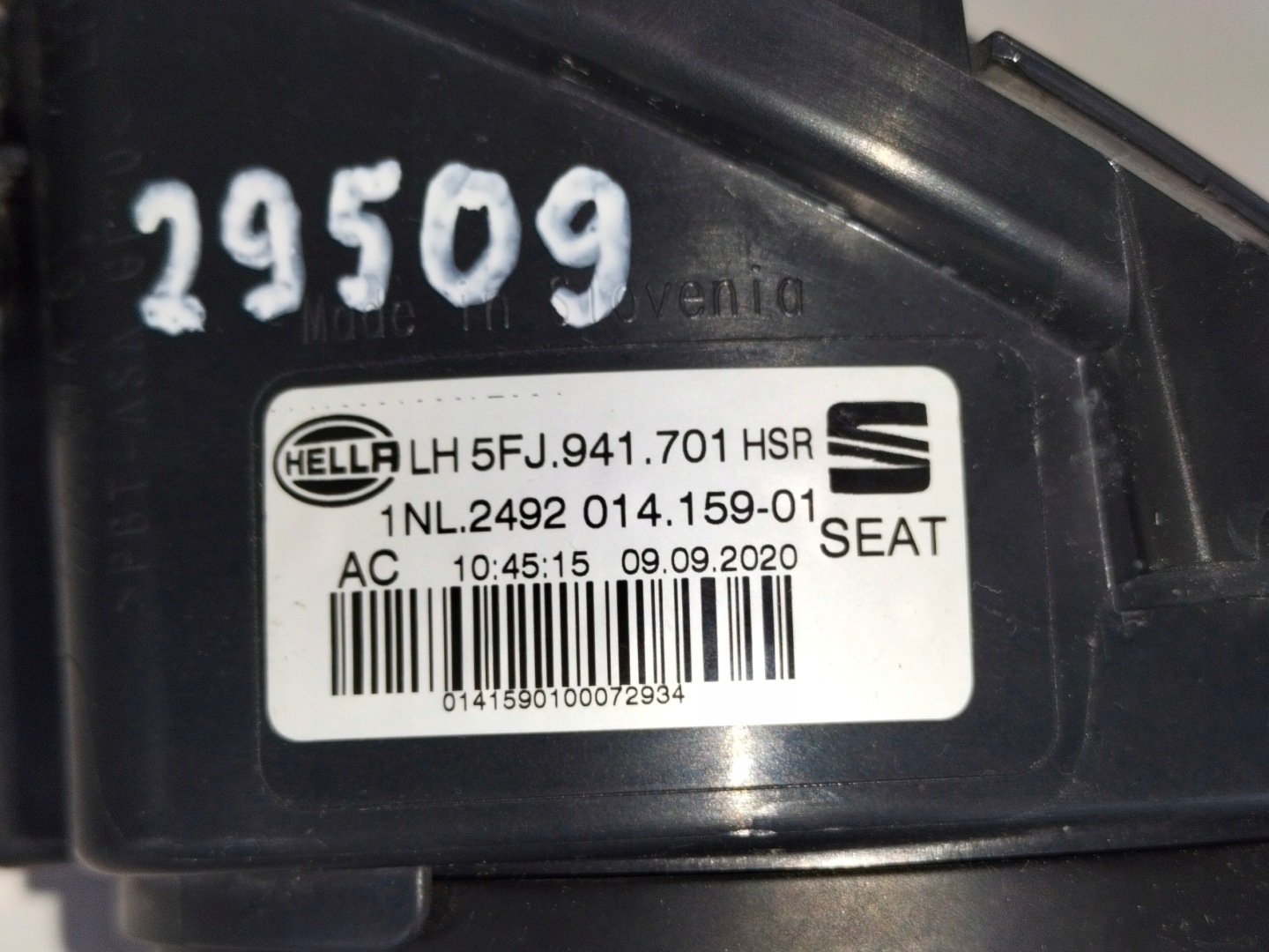 fog light light left SEAT LEON IV 20- TARRACO 18