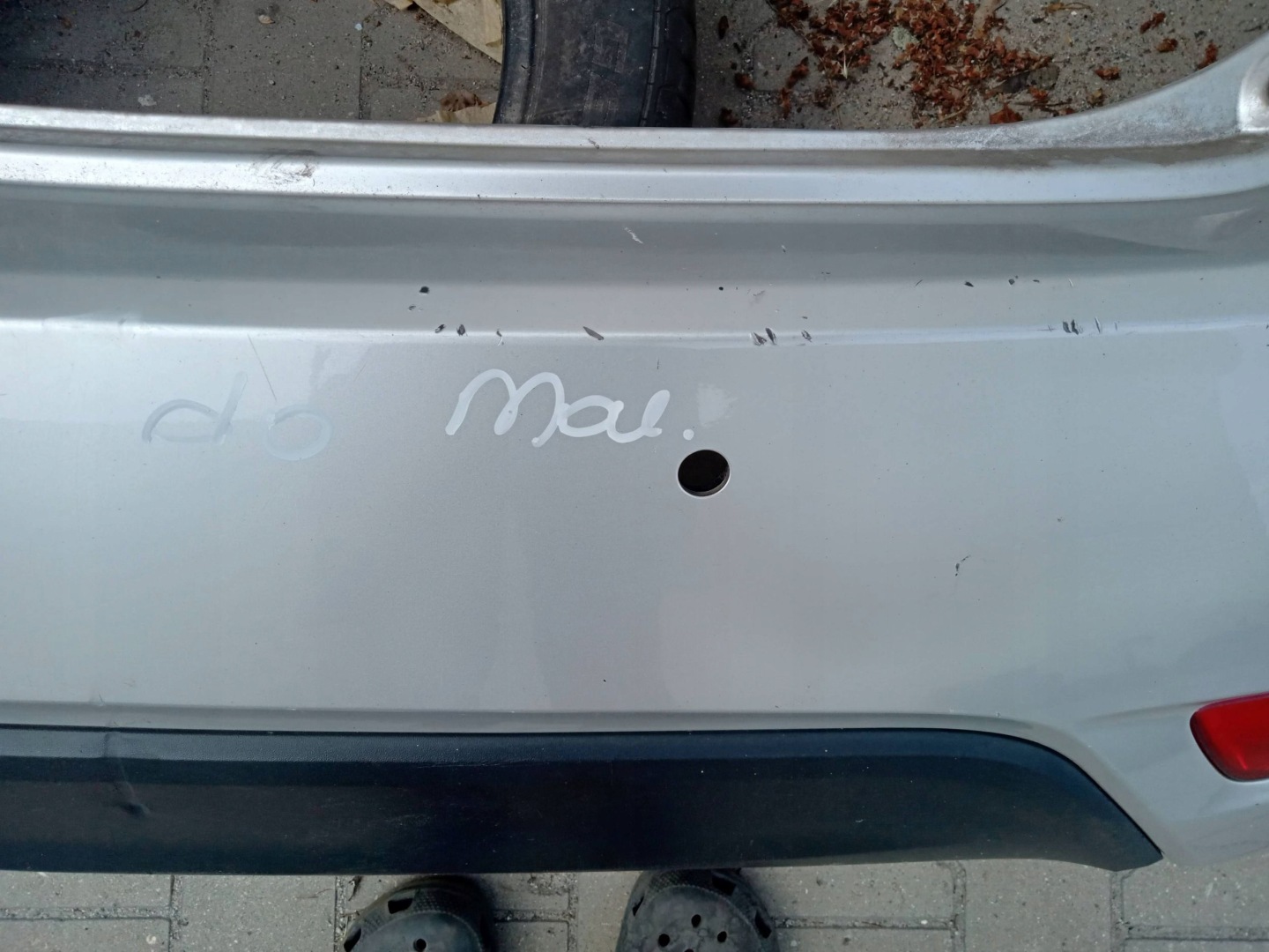 HYUNDAI IX20 bumper rear part rear colour RAH 2013R