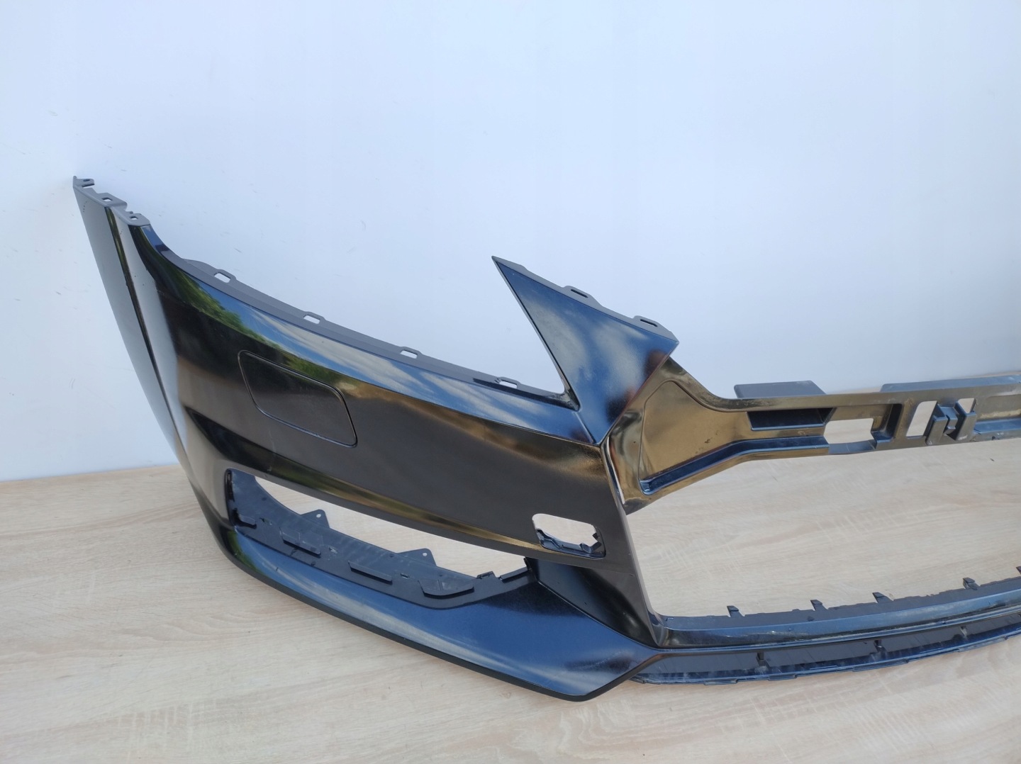 AUDI TT 8S S-LINE bumper front black + DEKIELKI 8S0807437H RA94