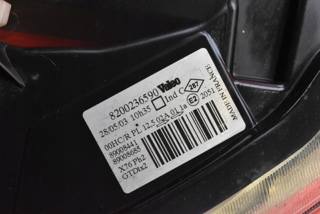 REFLEKTOR left light front EU 820236590 RENAULT KANGOO 1 and LIFT 03-09