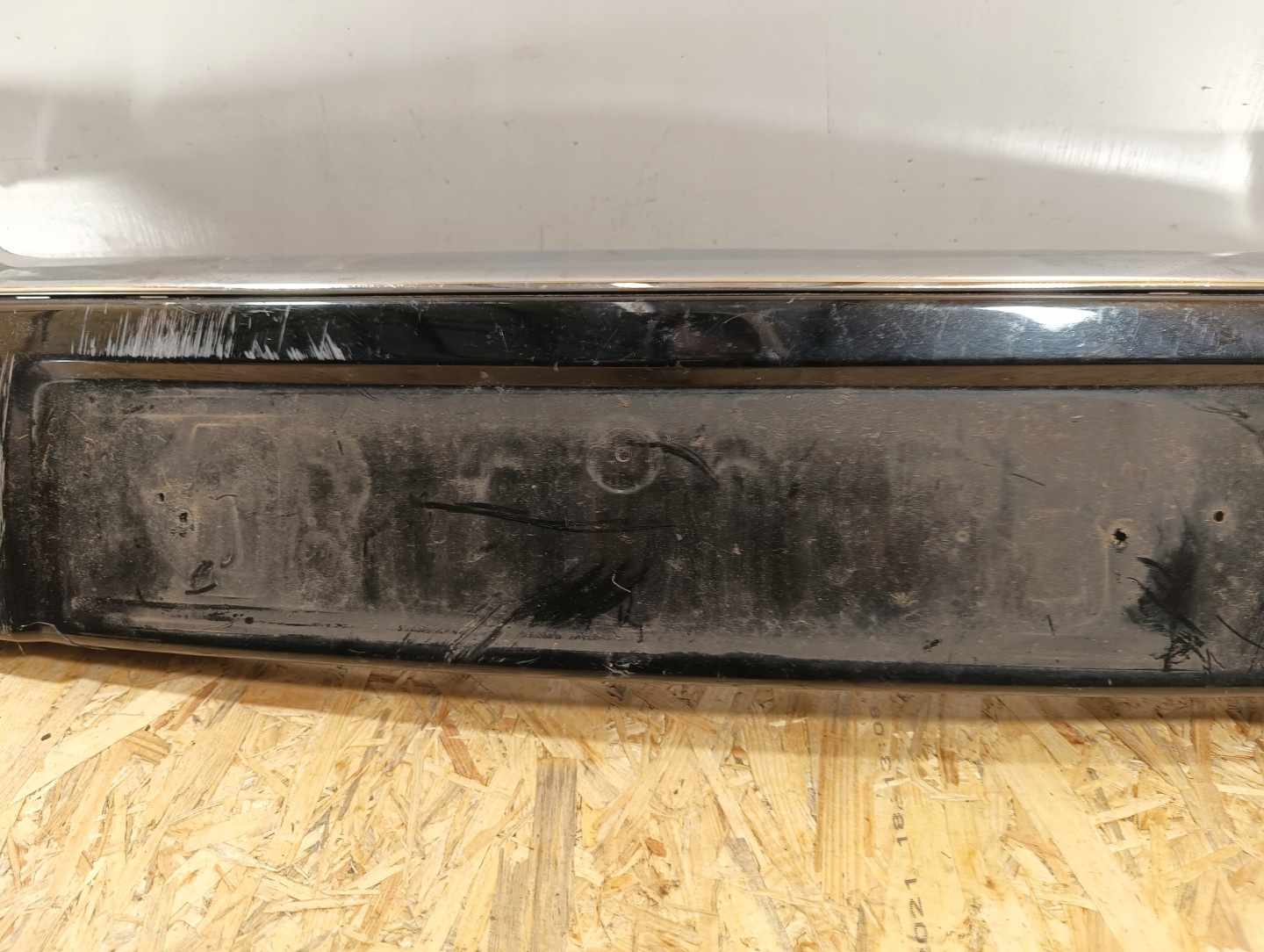 grid of a bumper cap CHROM RENAULT SCENIC III LIFT