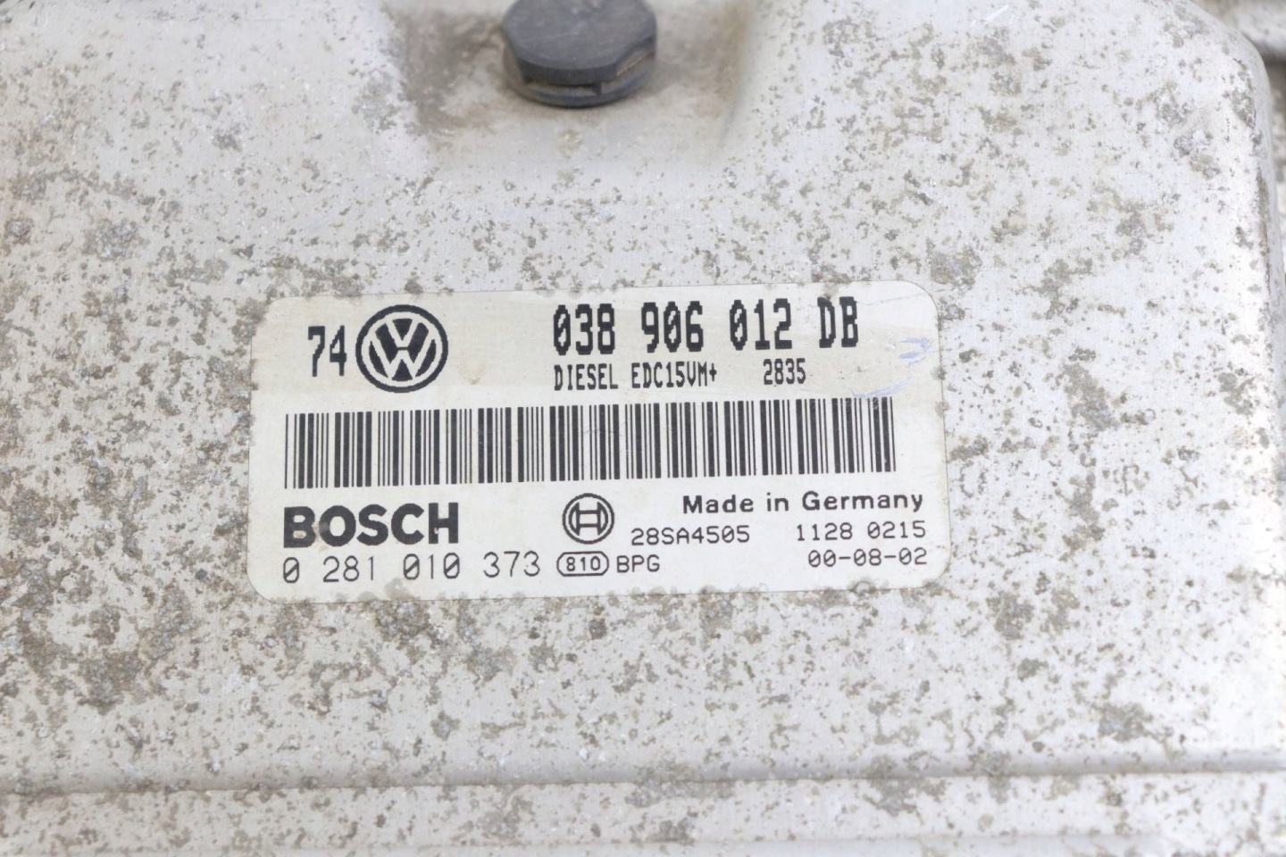 VW GOLF IV BORA module control unit of the engine 1.9 TDI 038906012DB 0281010373
