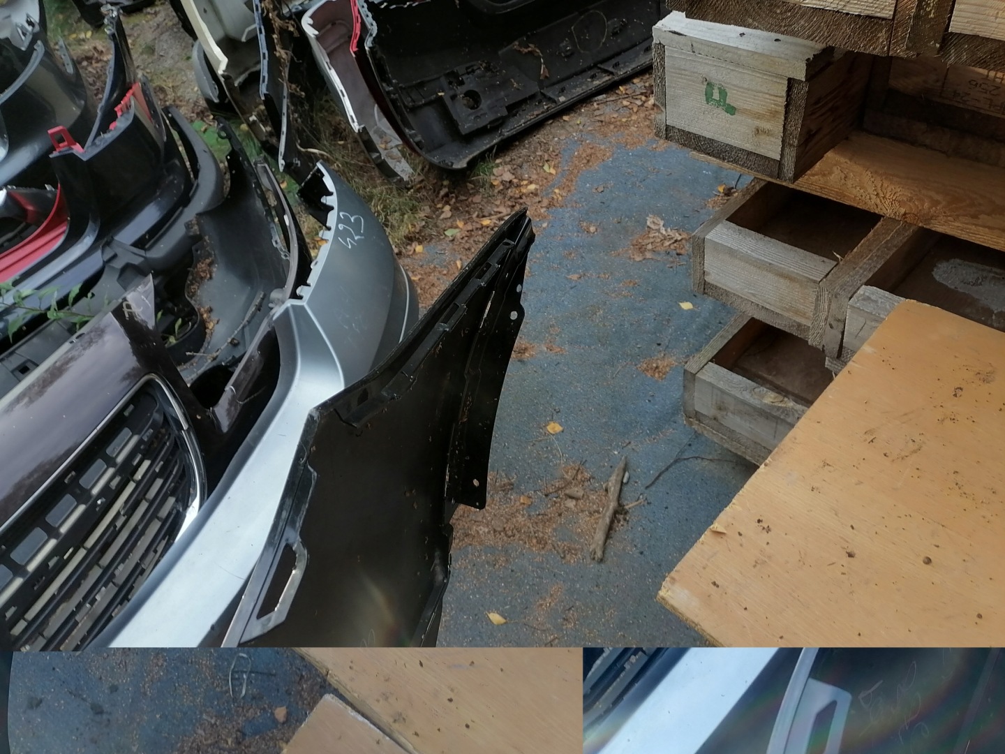 bumper rear part BMW X3 F25 PDC 7366379