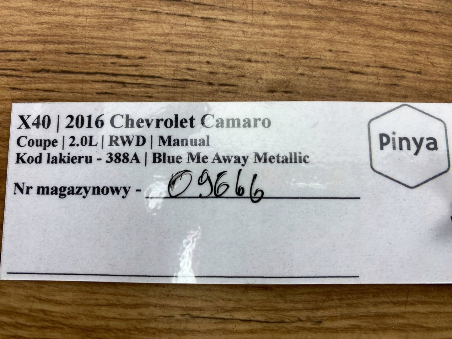 Console Armature Avant Support plaque Radiateur Chevrolet Camaro 2016+