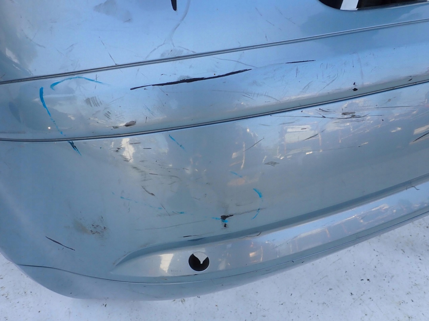 AUDI A3 II 2 8P 3D 03-08 bumper rear part rear PDC