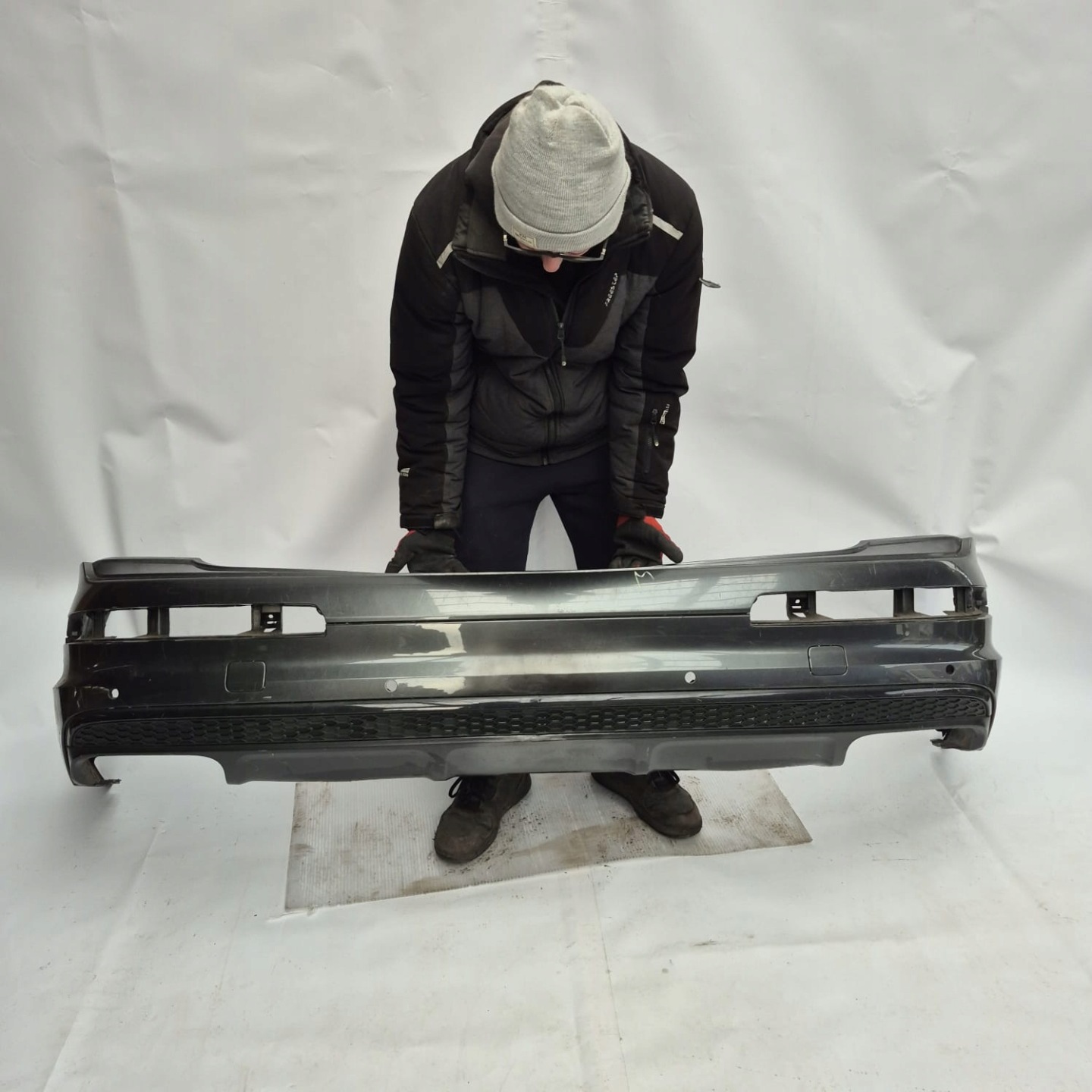 AUDI Q7 4M S-LINE bumper rear part rear
