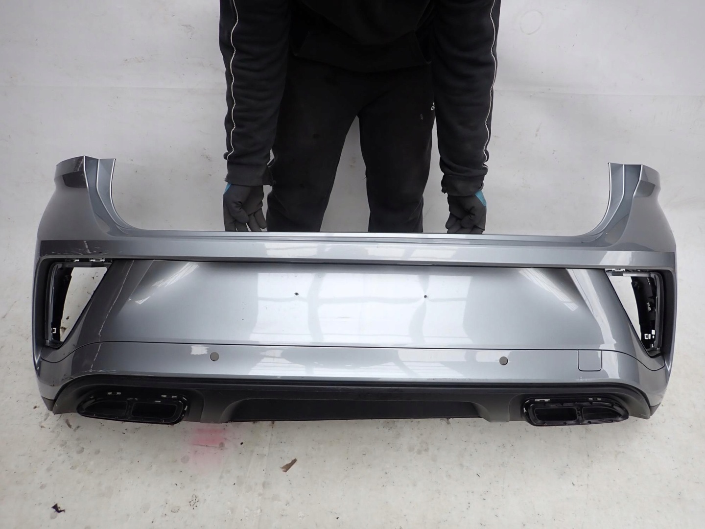 VW T-ROC R-LINE LIFT 21-> bumper rear part rear 6XPDC
