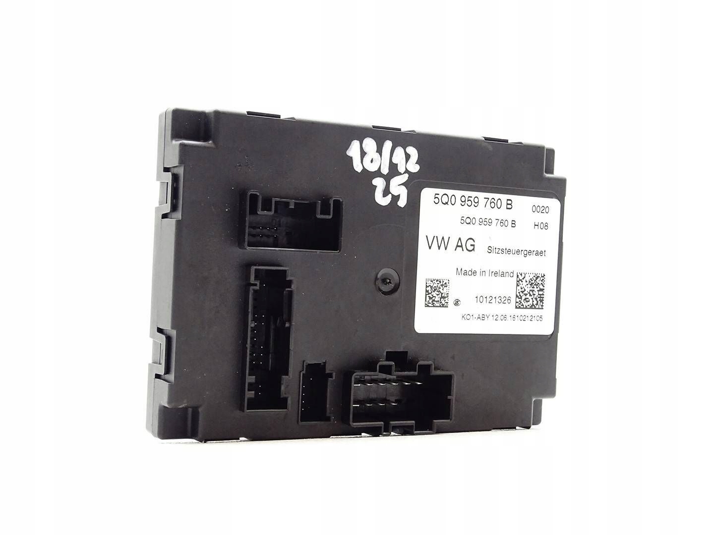 module control unit seat SKODA SUPERB III 3V 5Q0959760B
