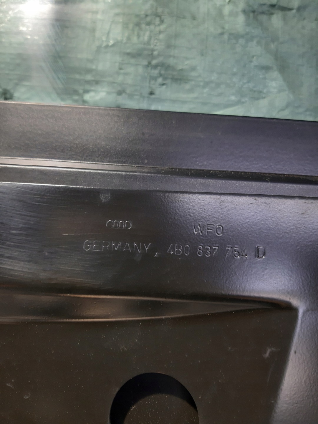 frame door window regulator right front AUDI A6 C5 4B0837754D
