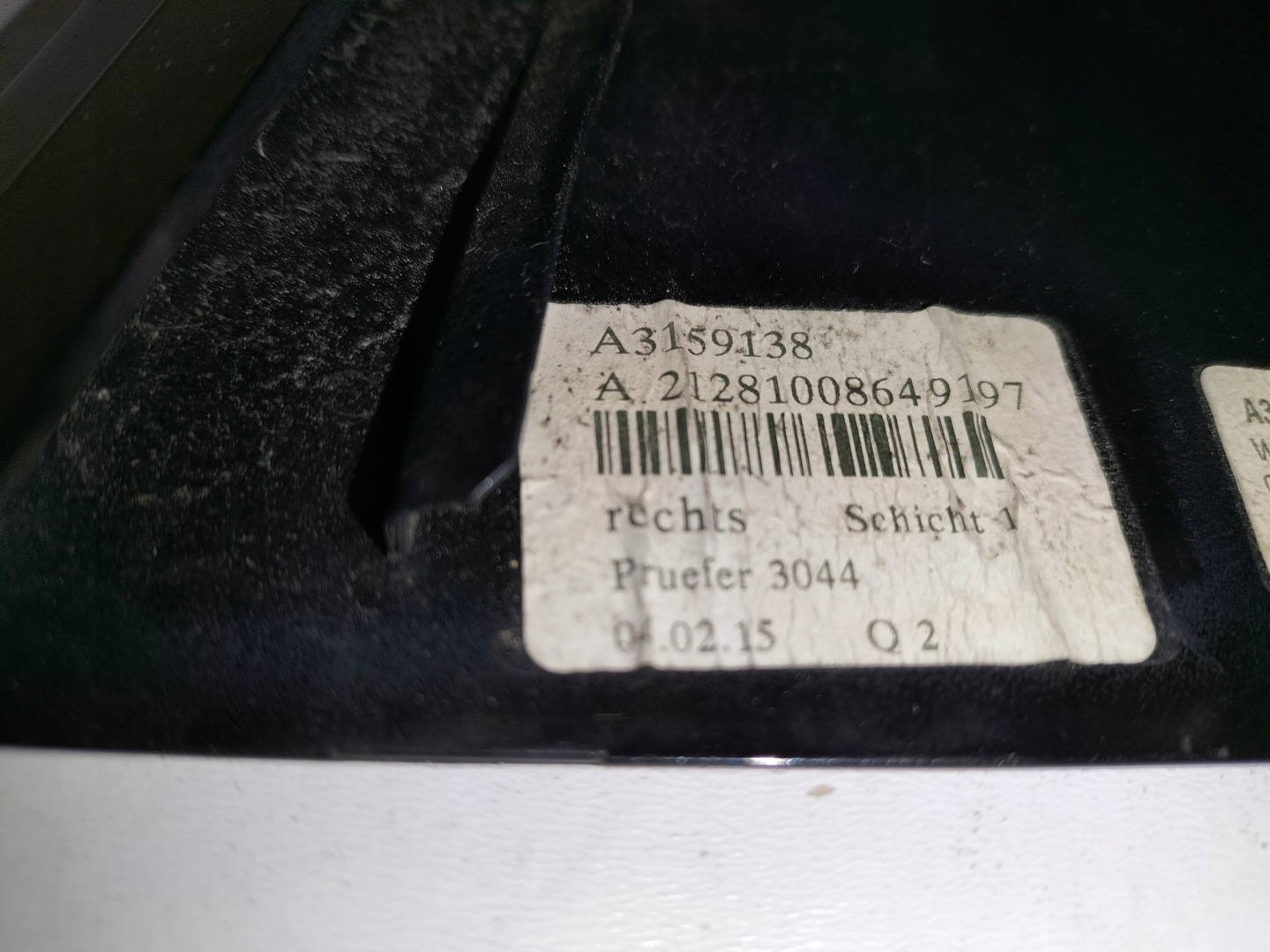 cover cap blinker mirrors right MERCEDES E KLASA W212 09-16