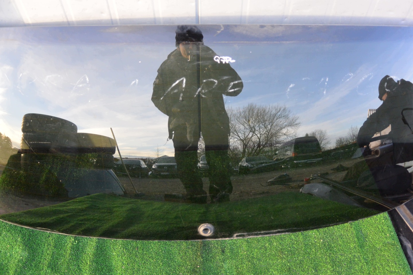 window bonnet boot rear part LIFT AUDI Q7 4L