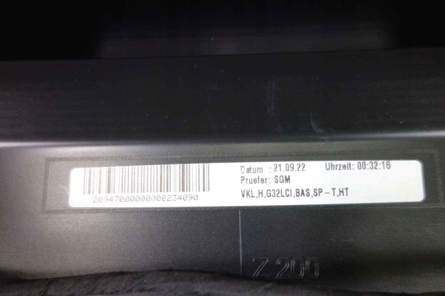 bumper rear BMW G32 LCI 4xPDC 475