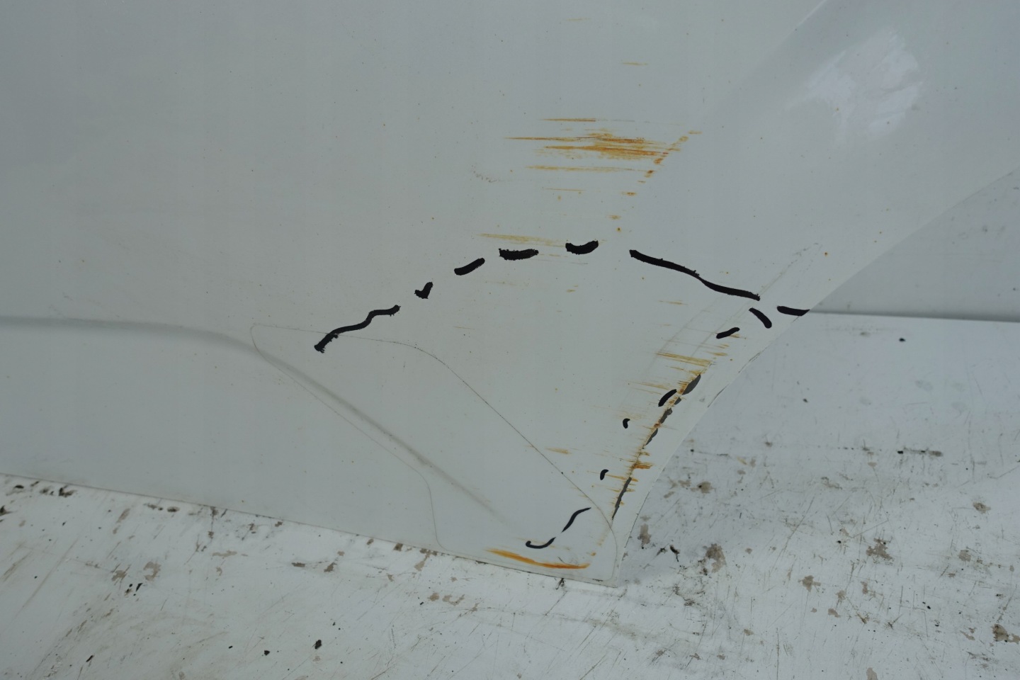 KIA SOUL III 2019- door rear. left rear part