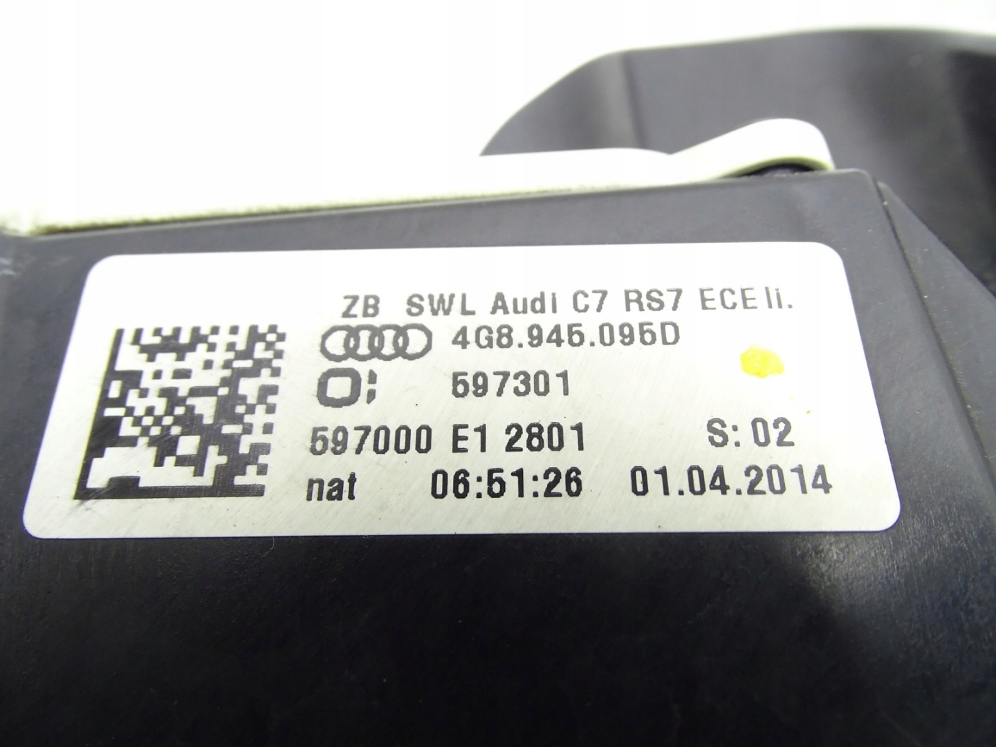 light left left rear part W fender LED AUDI RS7 4G 10- 4G8945095D