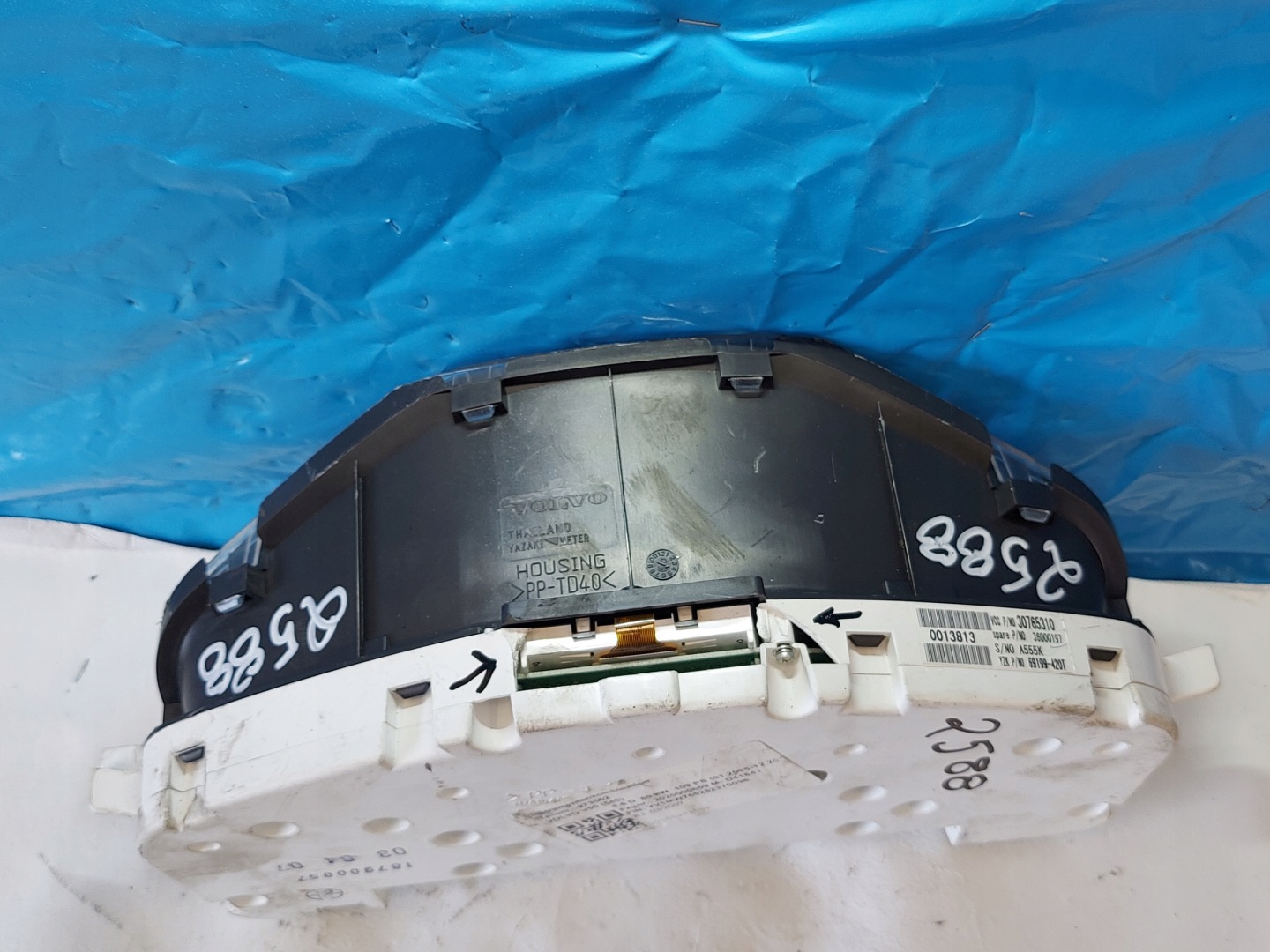 dials clock VOLVO V50 1.6 TD 30765310