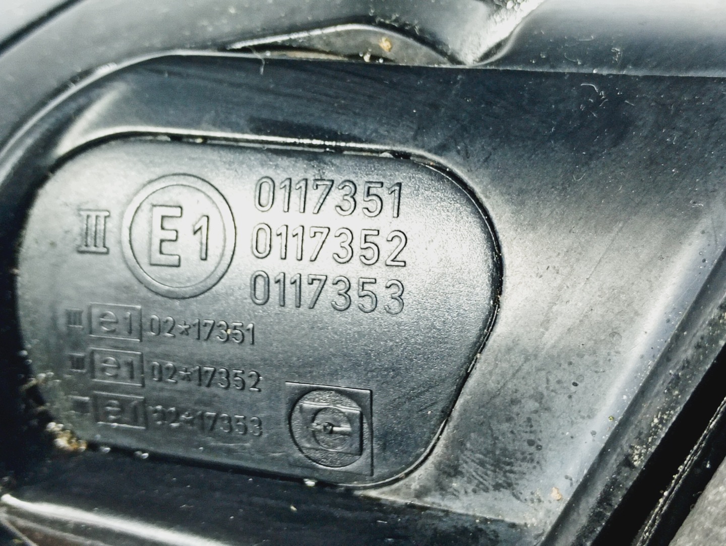 mirror right electrics 5 PIN E10117351 lakier 475 BMW 3 III E46 98-05