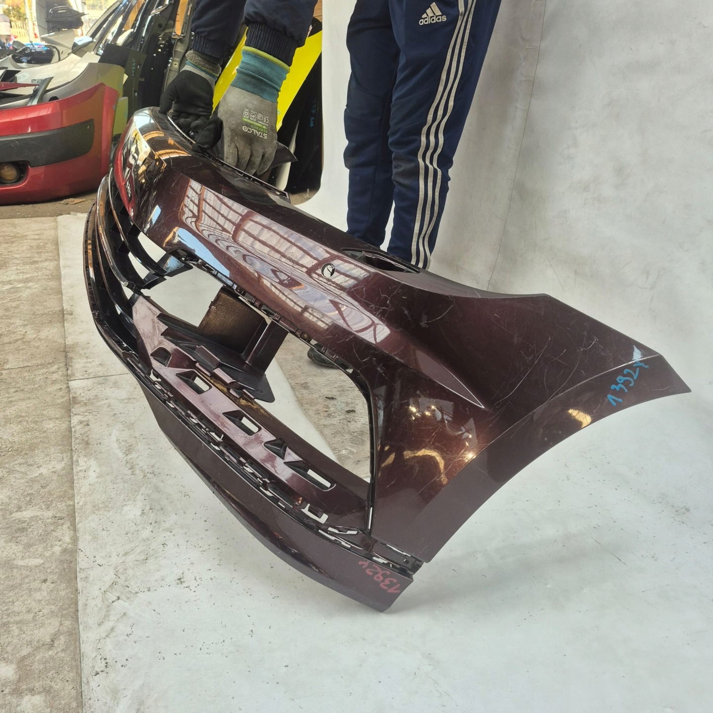 VW PASSAT B8 R-LINE 15- bumper front front SPR 4XPDC 3G0807221D