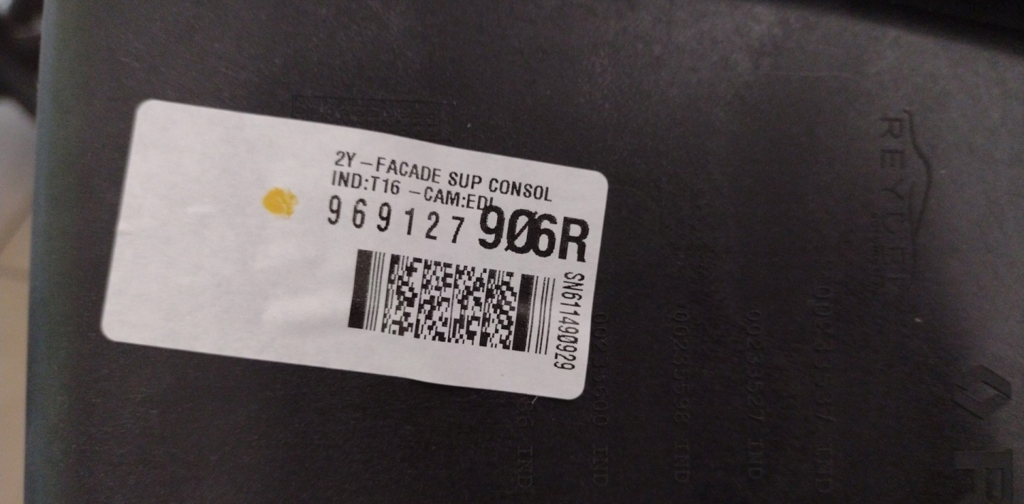 TUNEL mitte RENAULT CAPTUR II 969127906R