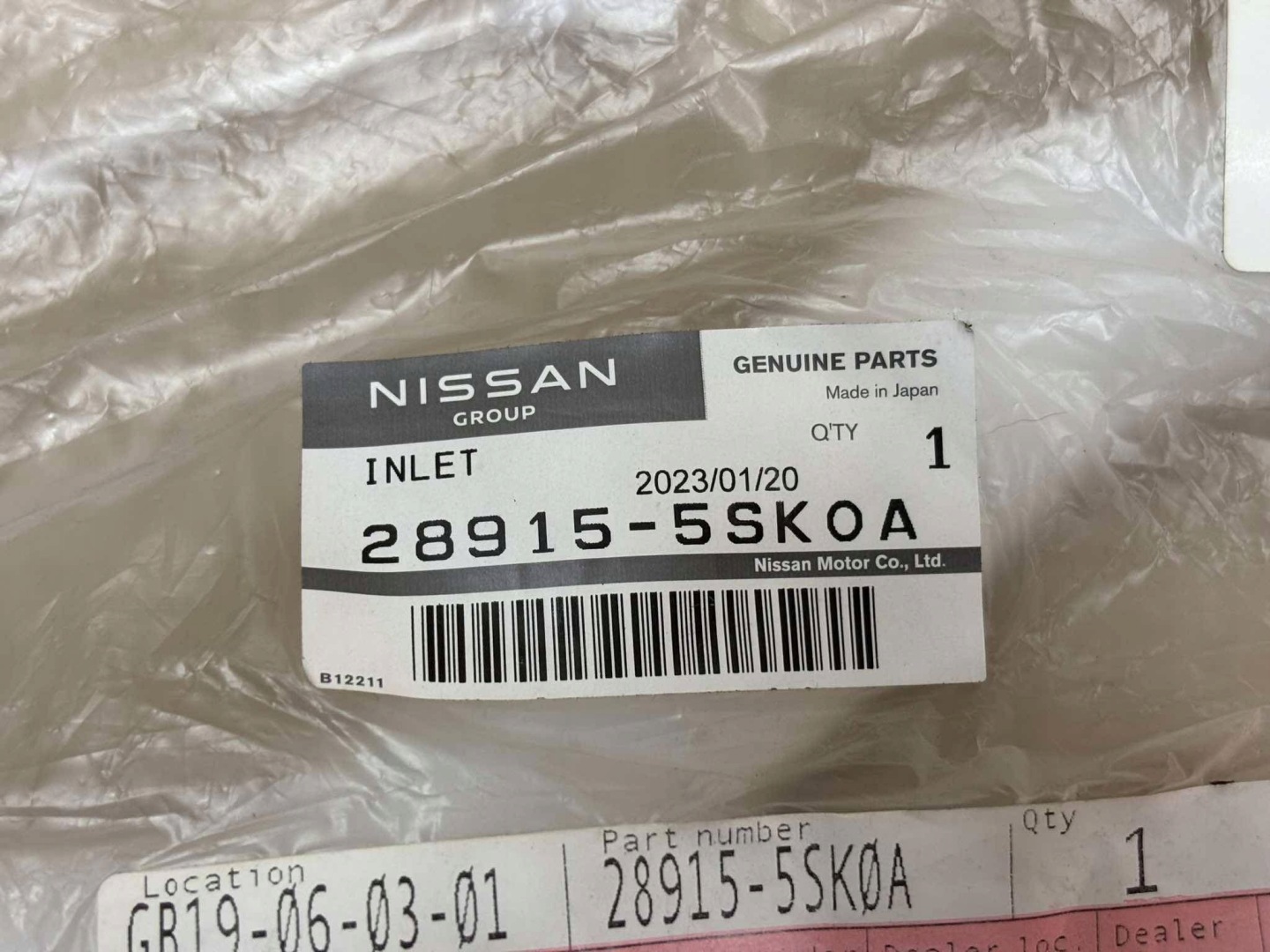 WLEW Behälter der Spritzdüse Nissan Leaf II 20230120
