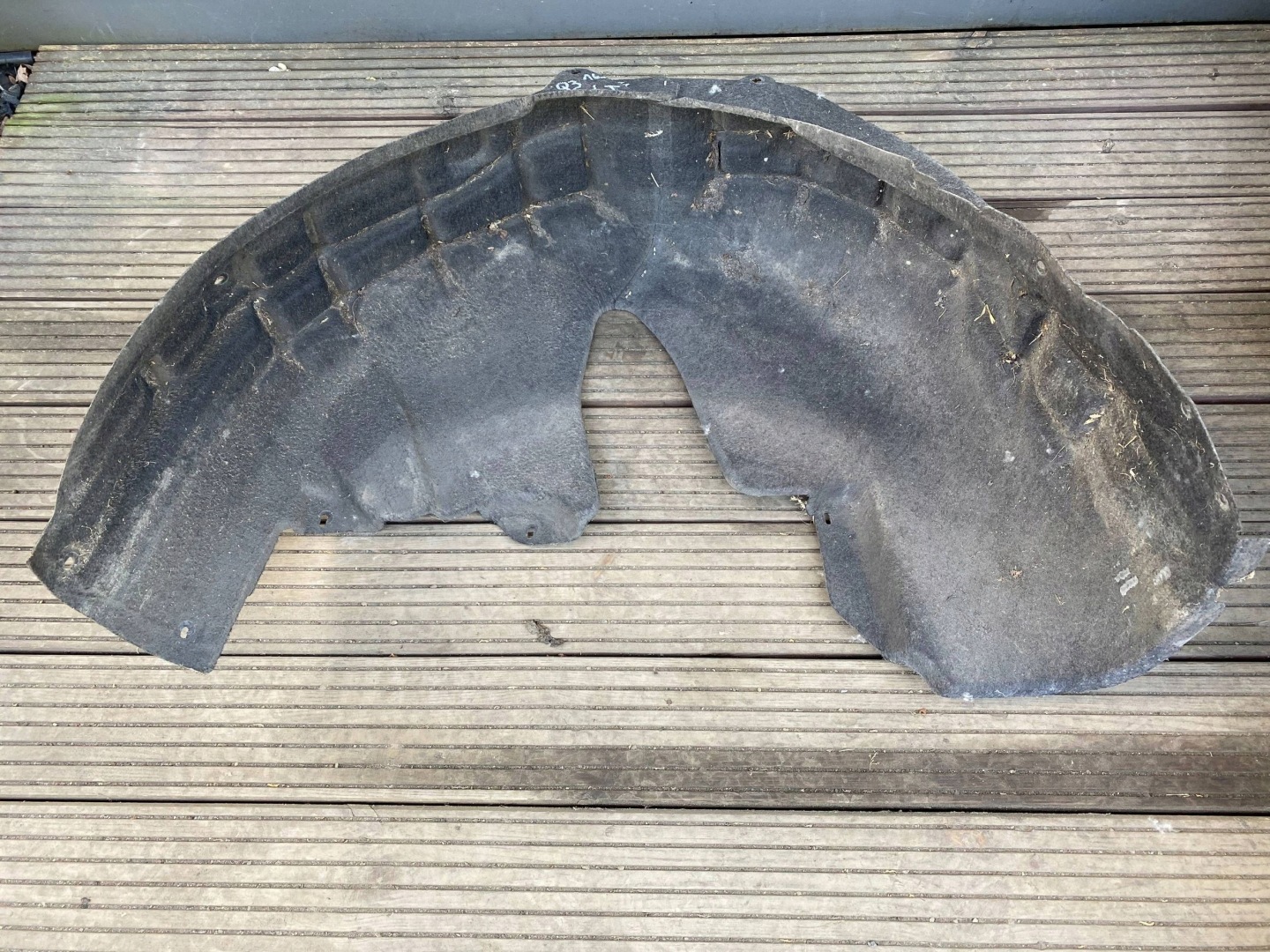 AUDI Q3 LIFT 8U mudguard left rear part rear. 8U0810171B