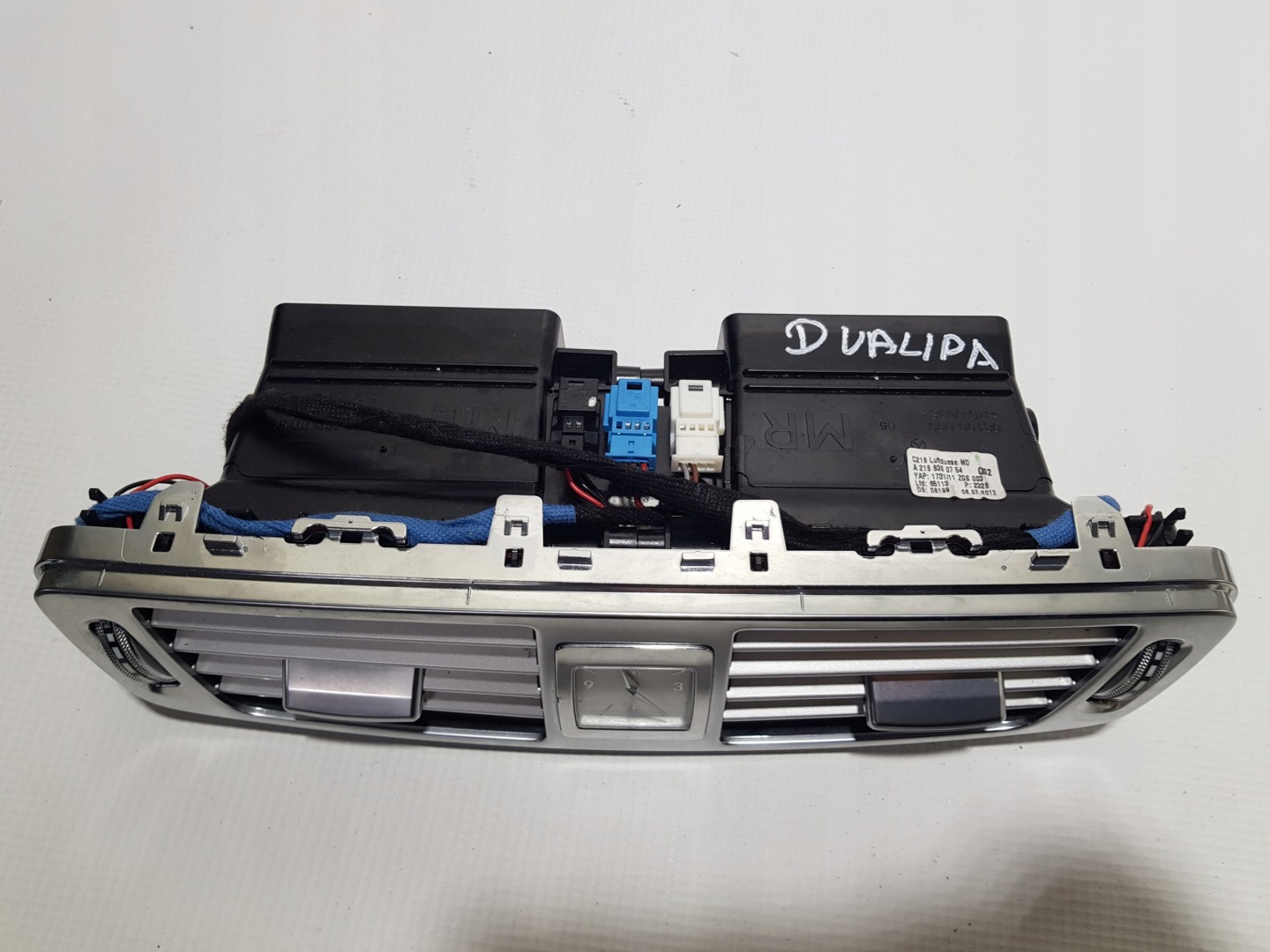 grid air conditioning devices central MERCEDES CLS W218 2188300754 clock