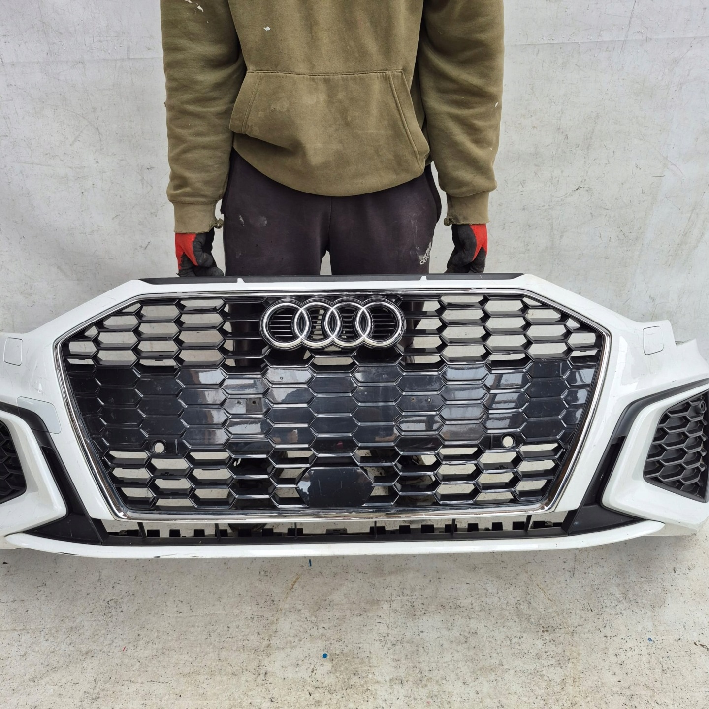 AUDI A3 8Y 8Y0 S-LINE 20- bumper front front SPR 6XPDC 8Y0807437F