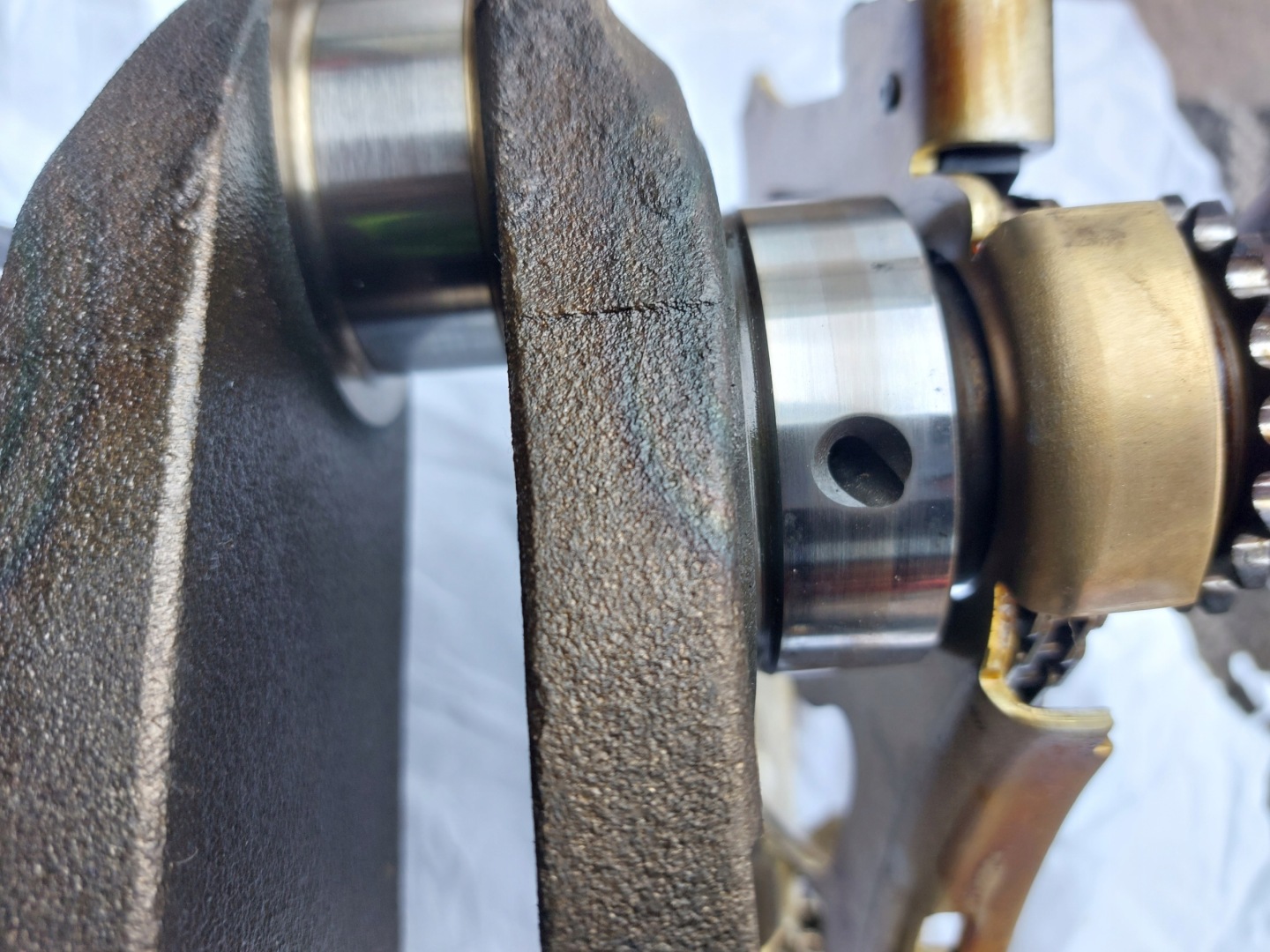 crank BMW E90 N52 2.5i N52B25AF 7553287 06r