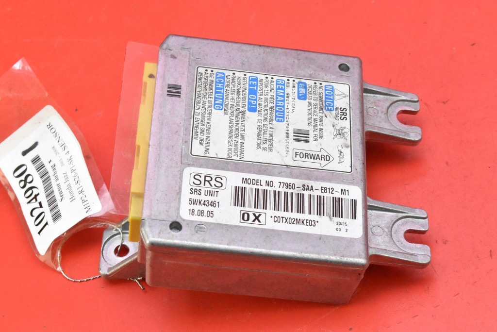 SENSOR modulo airbag airbag 77960-SAA-E812-M1 HONDA JAZZ 2 II 01-08