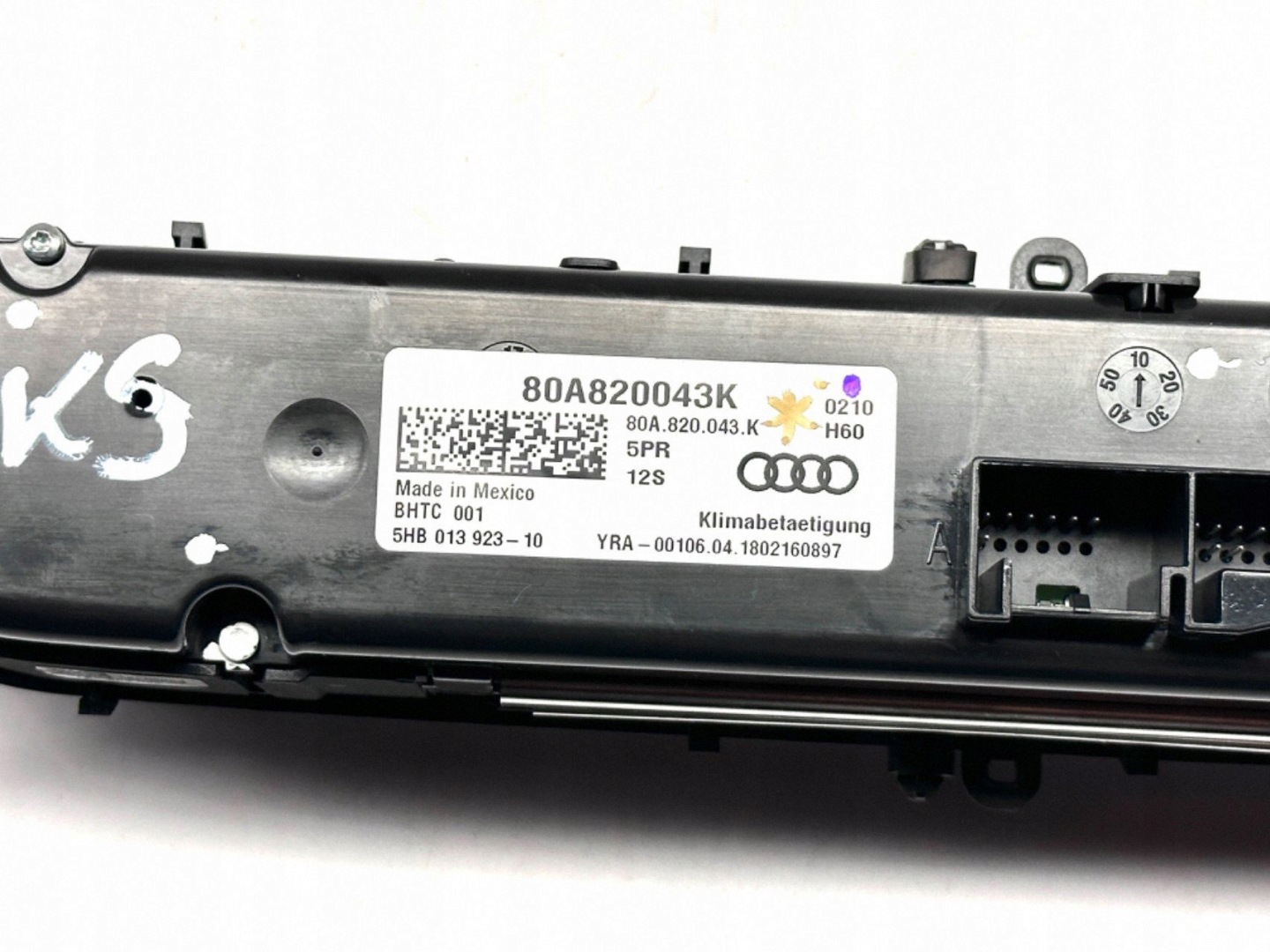 AUDI Q5 SQ5 80A FY control air conditioning control panel 80A820043K