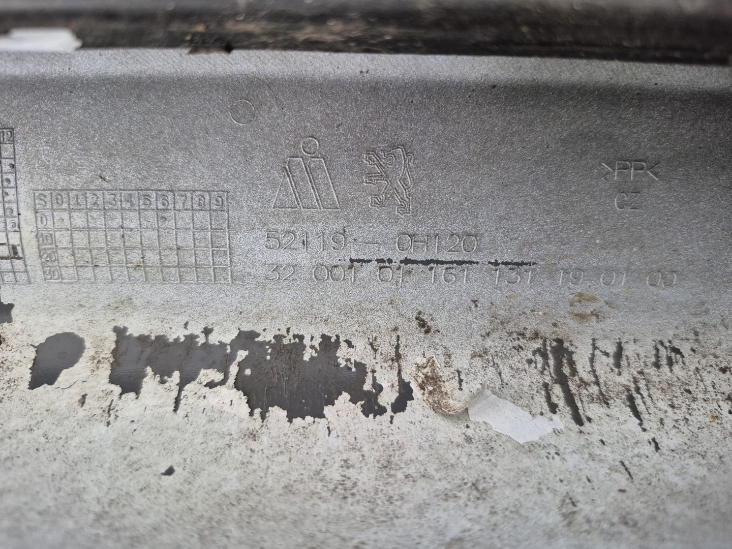 PEUGEOT 107 LIFT 12- bumper front front 53111-0H050