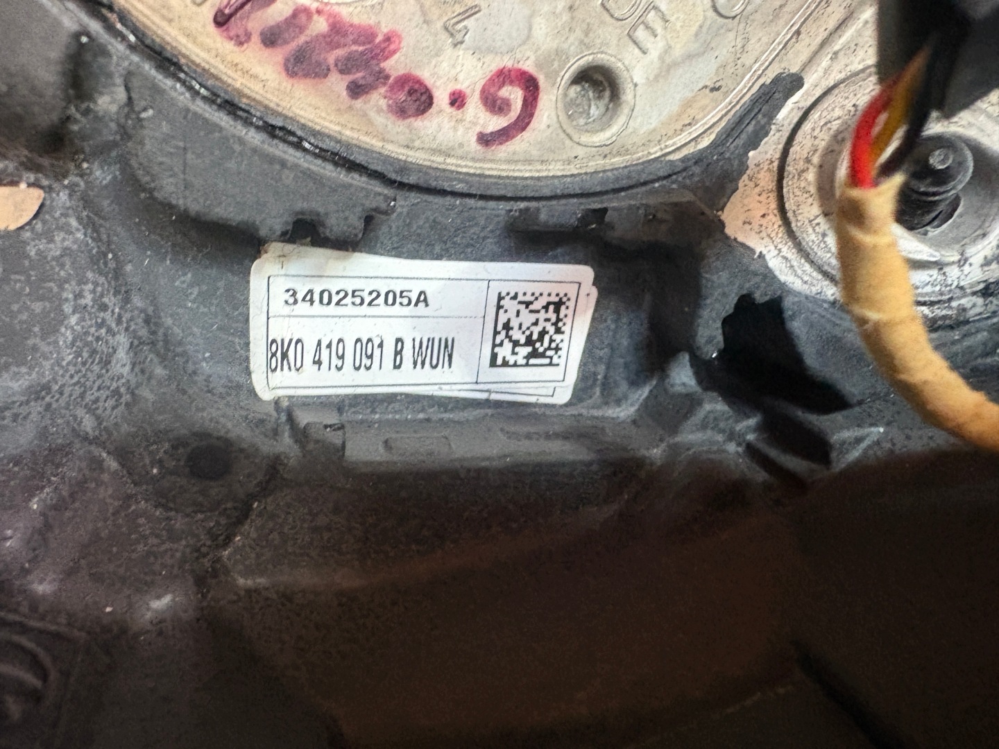 AUDI A4 B8 lenkrad MULTIFUNKCJA Leder 8K0419091B