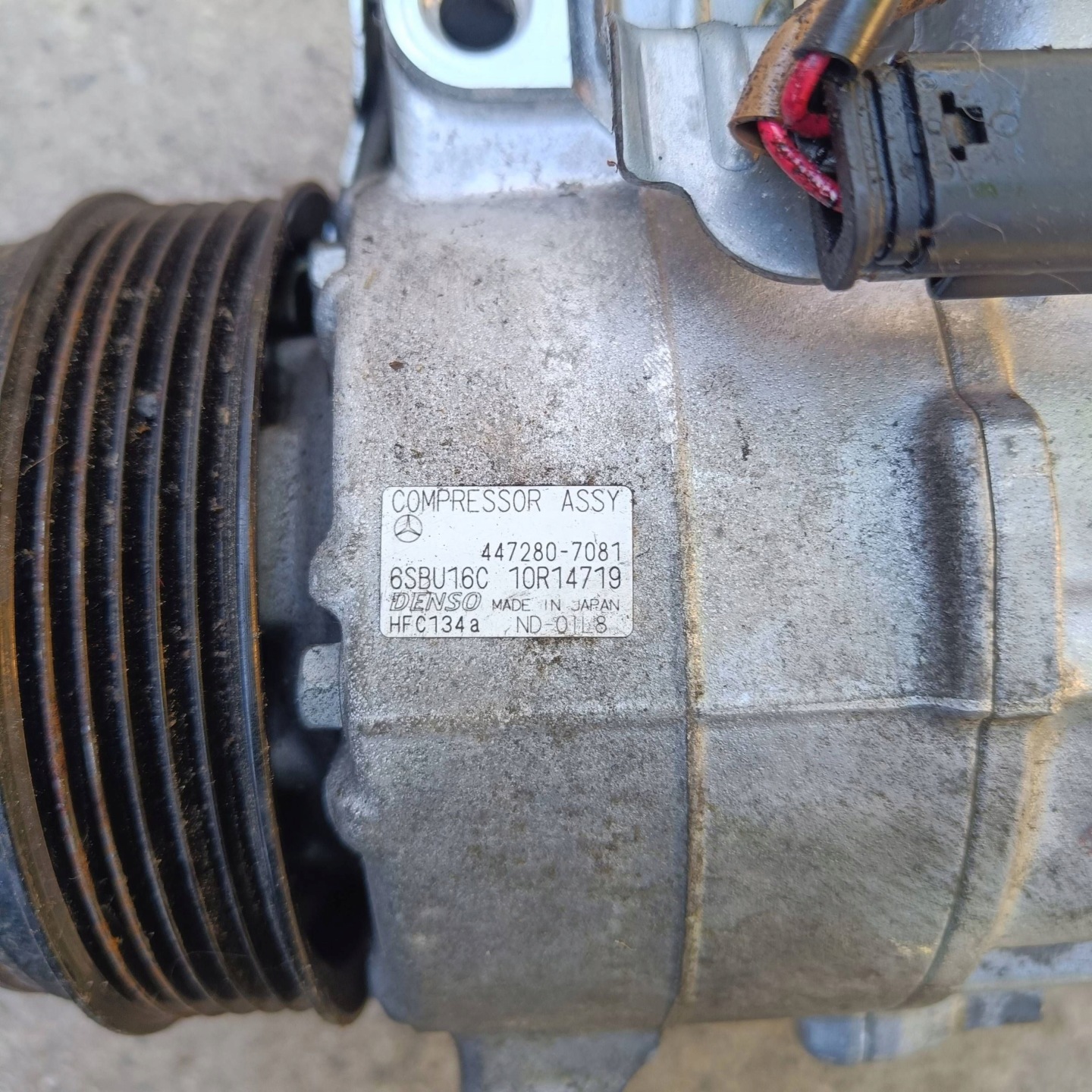 Mercedes-Benz E W212 2015 compressor; / compressor of the air conditioning A/C