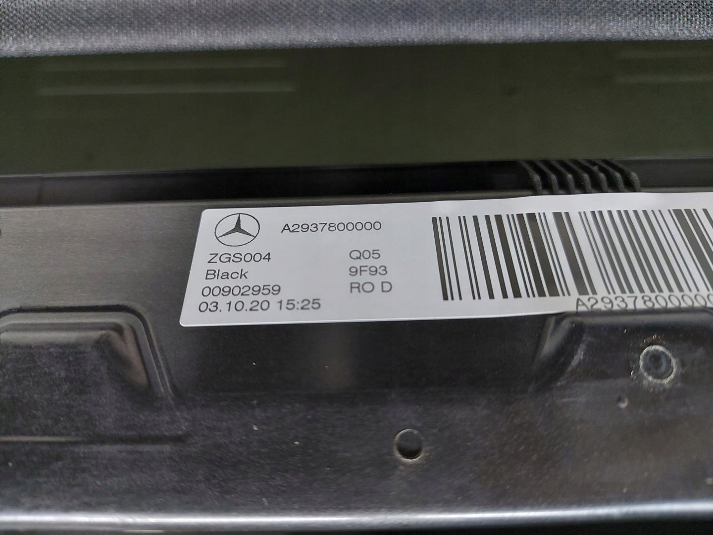 Mercedes EQC 400 W293 dach Schiebedach panorama A2937800000