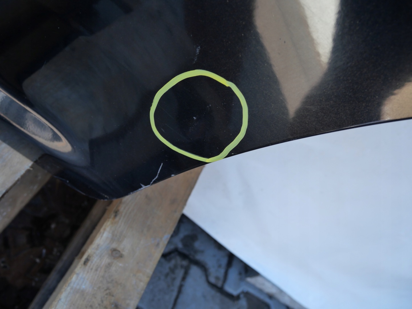 VW TOURAN rear part left door