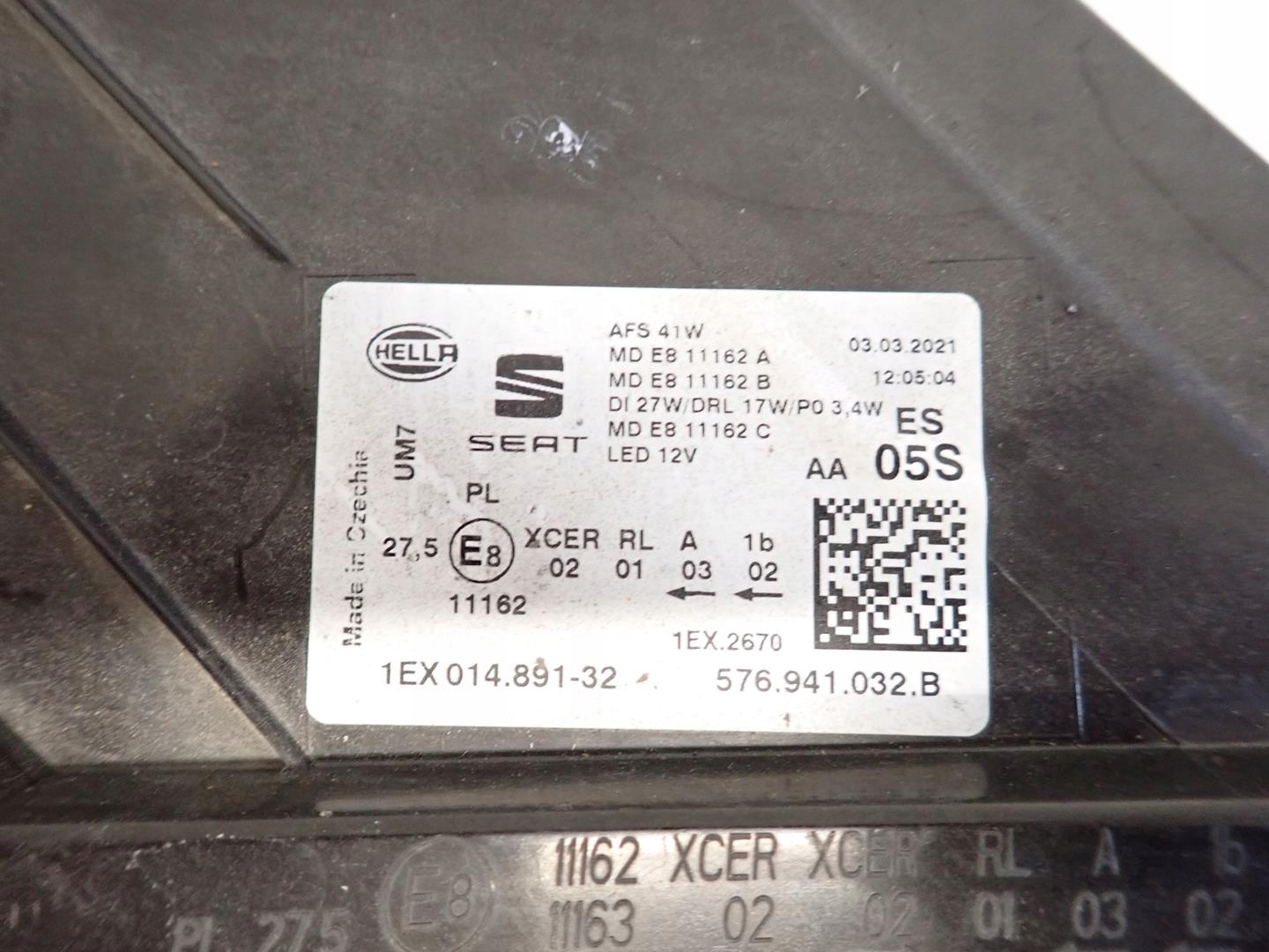 light front front right SEAT ATECA LIFT 2020- FULL LED 576941032B