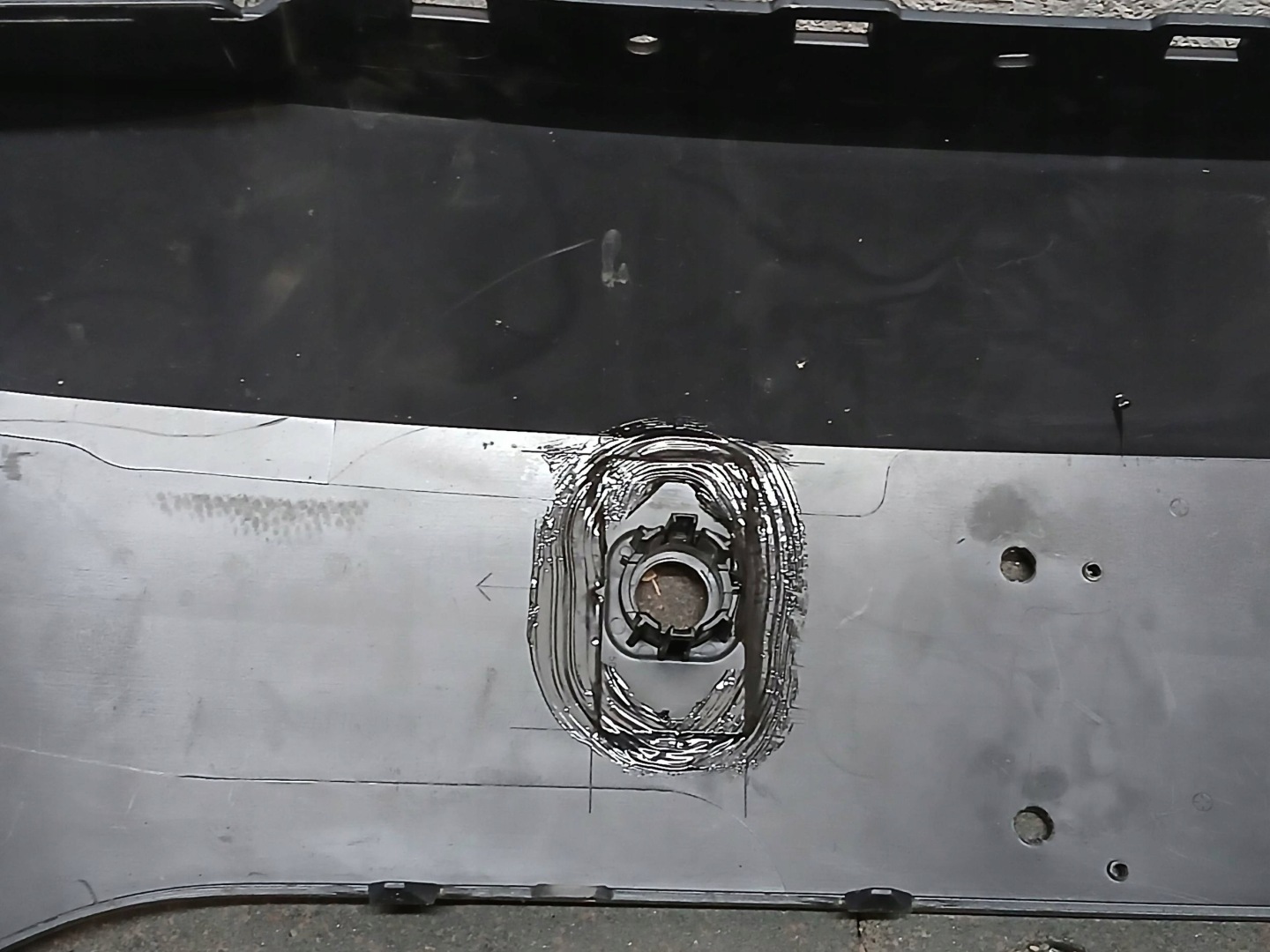 bumper front VW GOLF VII 7 5G LIFT 17- R LINE