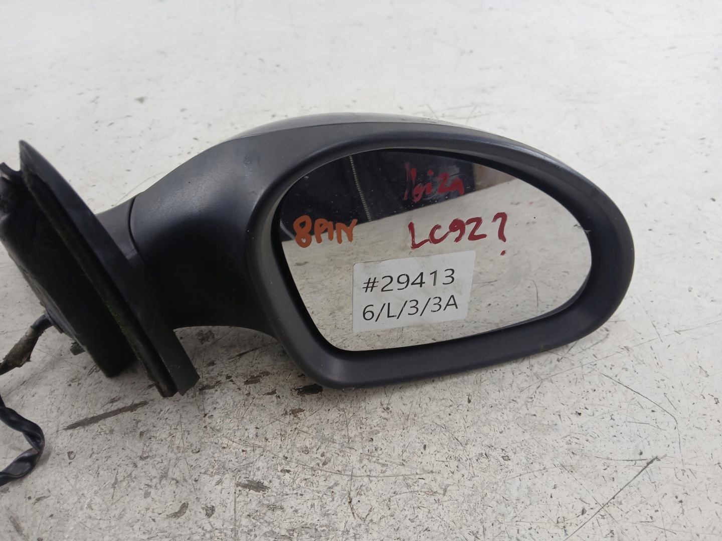 SEAT IBIZA III mirror right LC9Z 8 PIN