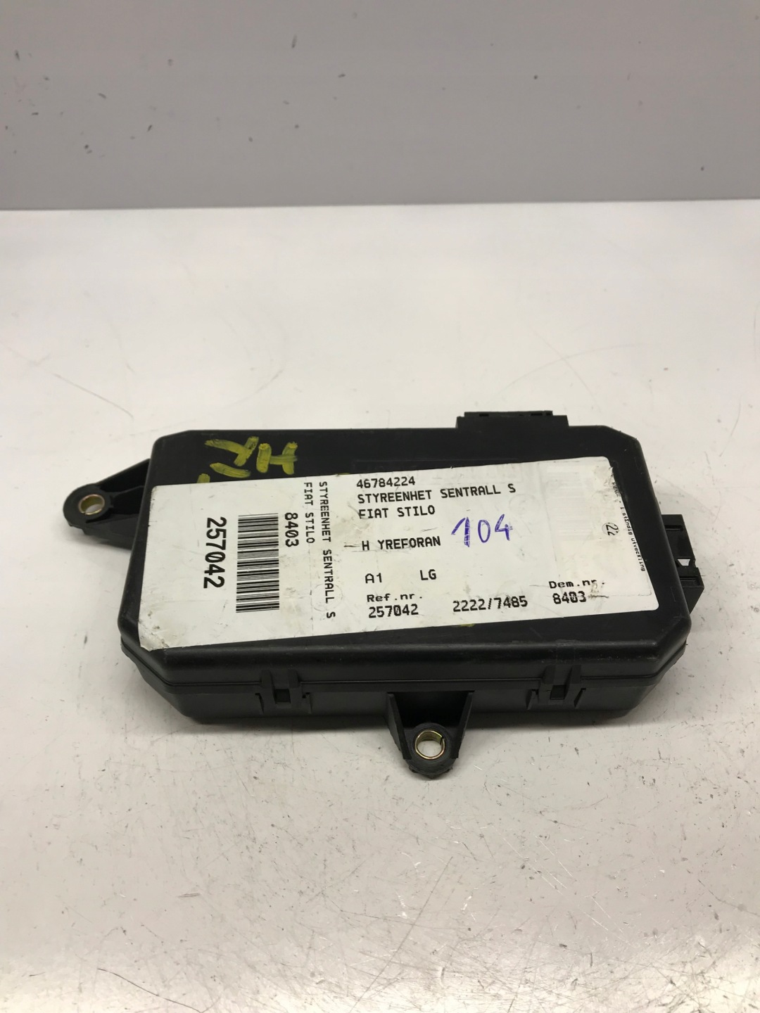 control unit module 46784224