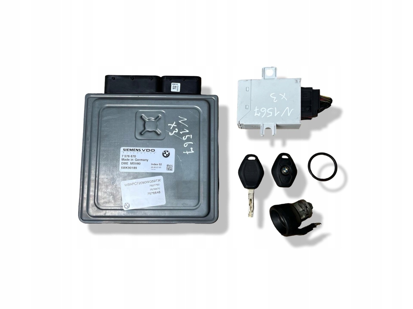 Zestaw startowy BMW X3 E83 facelift 2007 7576670
