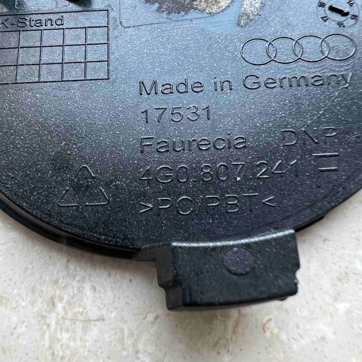 AUDI A6 C7 14-18 Couvre Pare choc Avant 4G0807241F