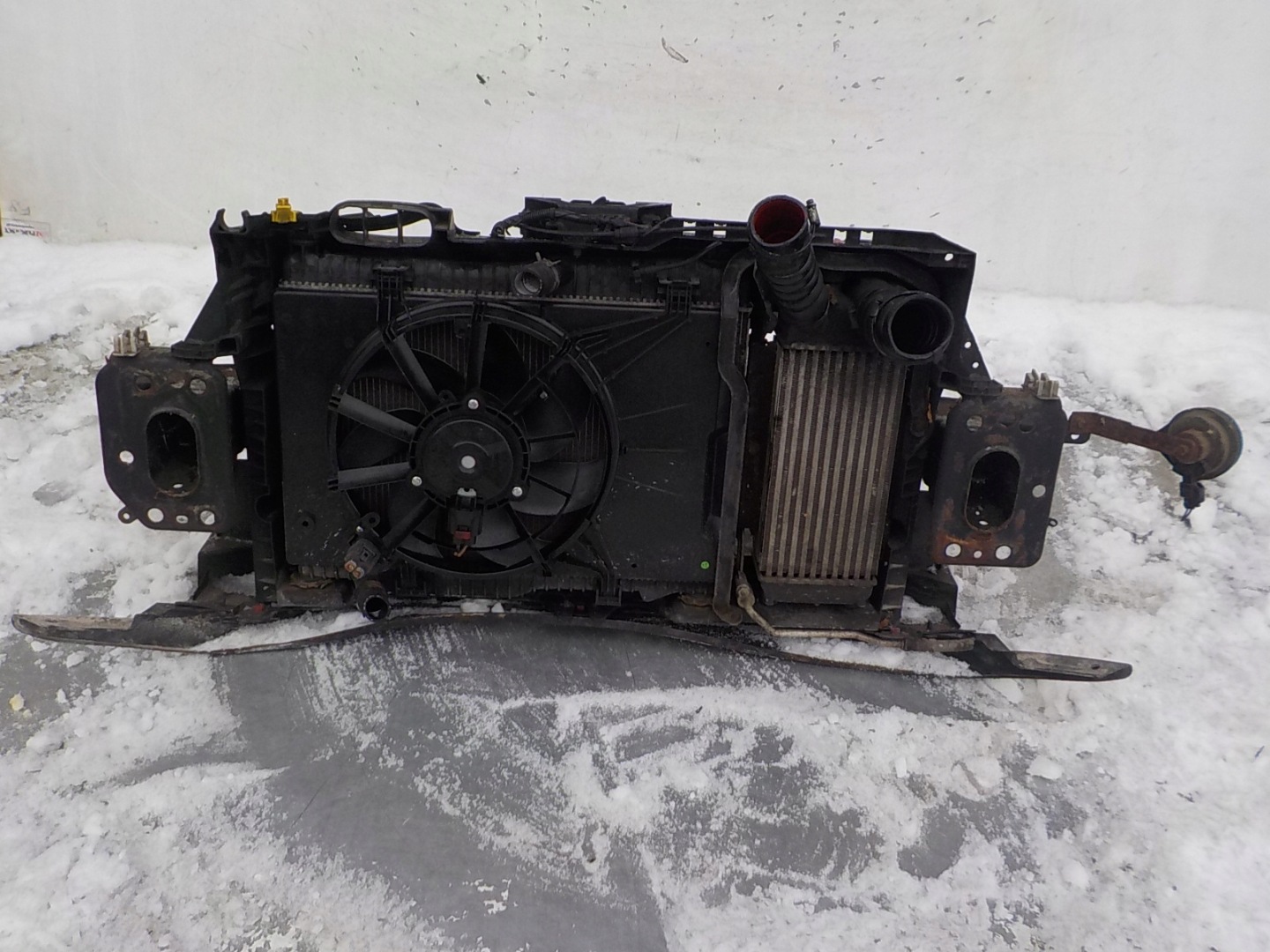 163 FORD FIESTA MK7 1.6 TDCI support panel for radiators sider radiator