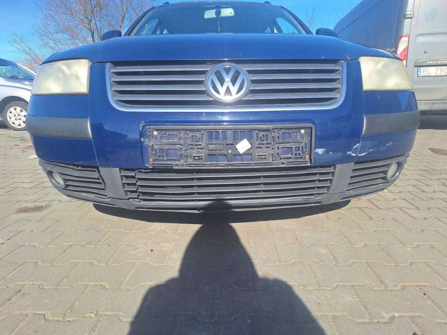 complete front VOLKSWAGEN PASSAT B5 FL LA5E bonnet bumper fenders lights