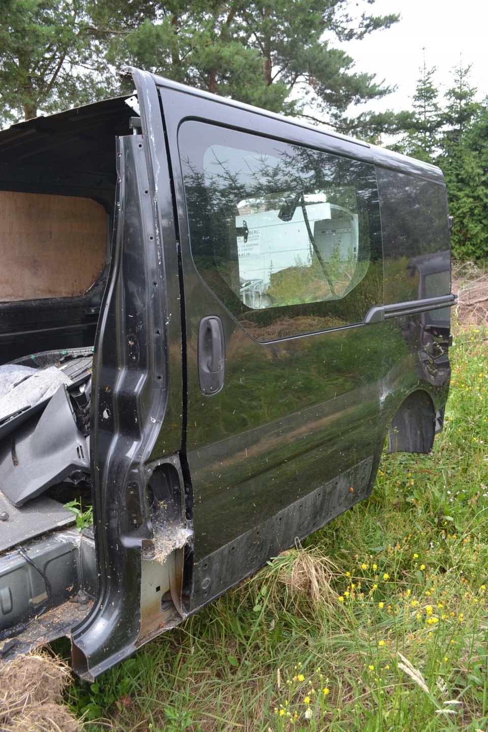 OPEL VIVARO TRAFIC II parafango sinistra posteriore LONGHERONE 03-12r