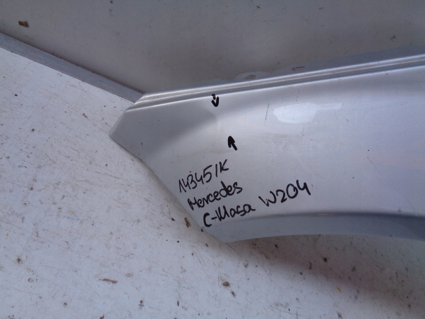 fender left front MERCEDES C-KLASA W204 07- NR 14345